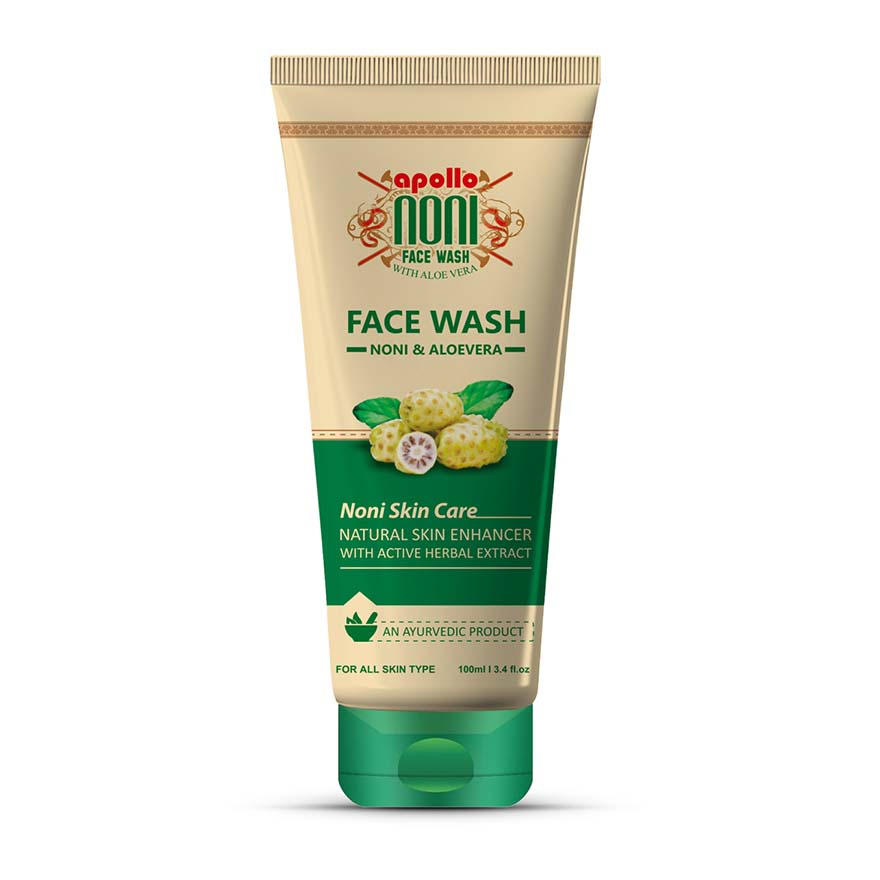 Buy Apollo Noni Face Wash 100ml Online Apollo Noni Aloe Vera Face Wash 100ml