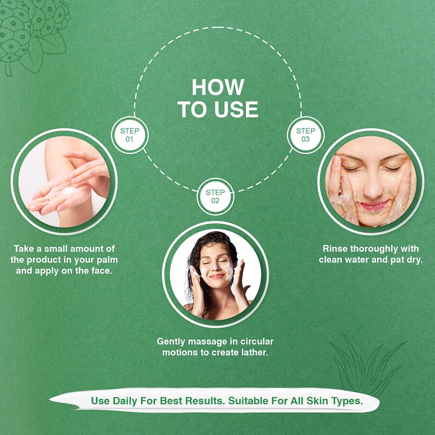 How to Use Apollo Noni Face Wash How to use Apollo Noni & Aloe Vera Face Wash