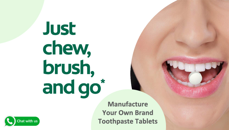 toothpaste tablet in your brand